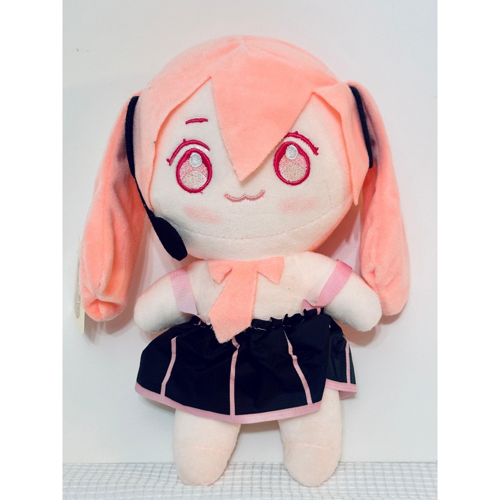 Sakura Hatsune Miku Plush Pink Vocaloid Anime Chibi‎ Stuffed Toy Doll